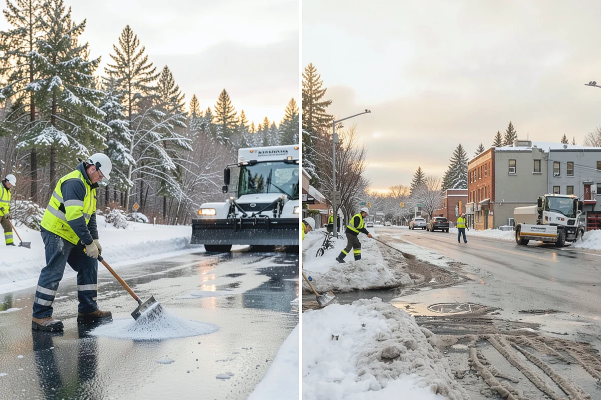 Fitness Center Sidewalk Clearing in Auburn, King County, WA - Clear the entrance and approach before the earliest opening