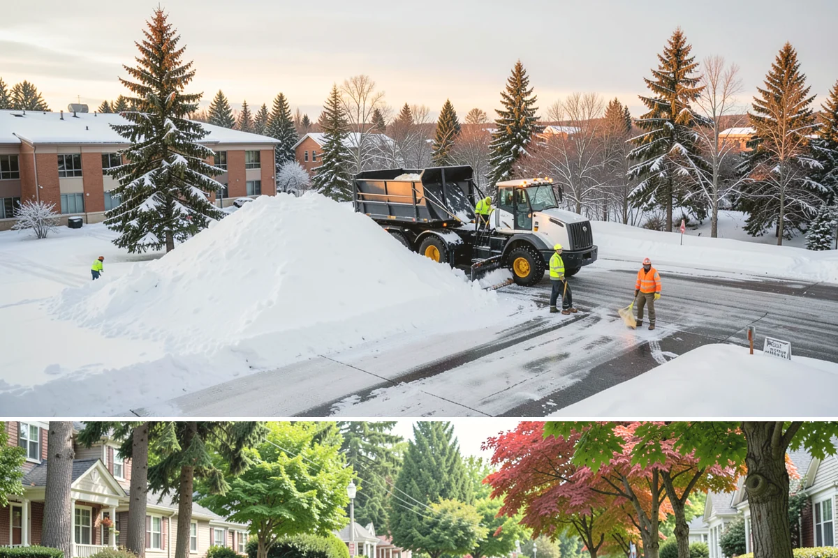 Fitness Center Sidewalk Clearing in Beaux Arts Village, King County, WA - Fitness center demand peaks from December through February, when pre-dawn arrivals meet the coldest, most glazed walks of the day.