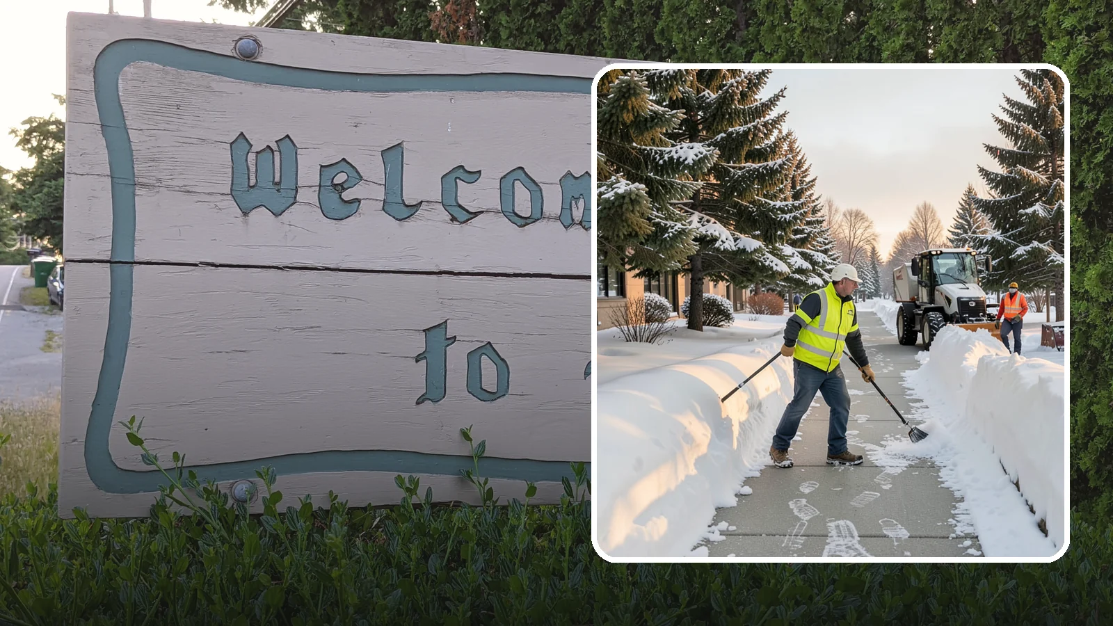Fitness Center Sidewalk Clearing in Brier, Snohomish County, WA - Early-hours entrance sidewalk clearing for Western Washington fitness centers, keeping the walk safe for members arriving before...