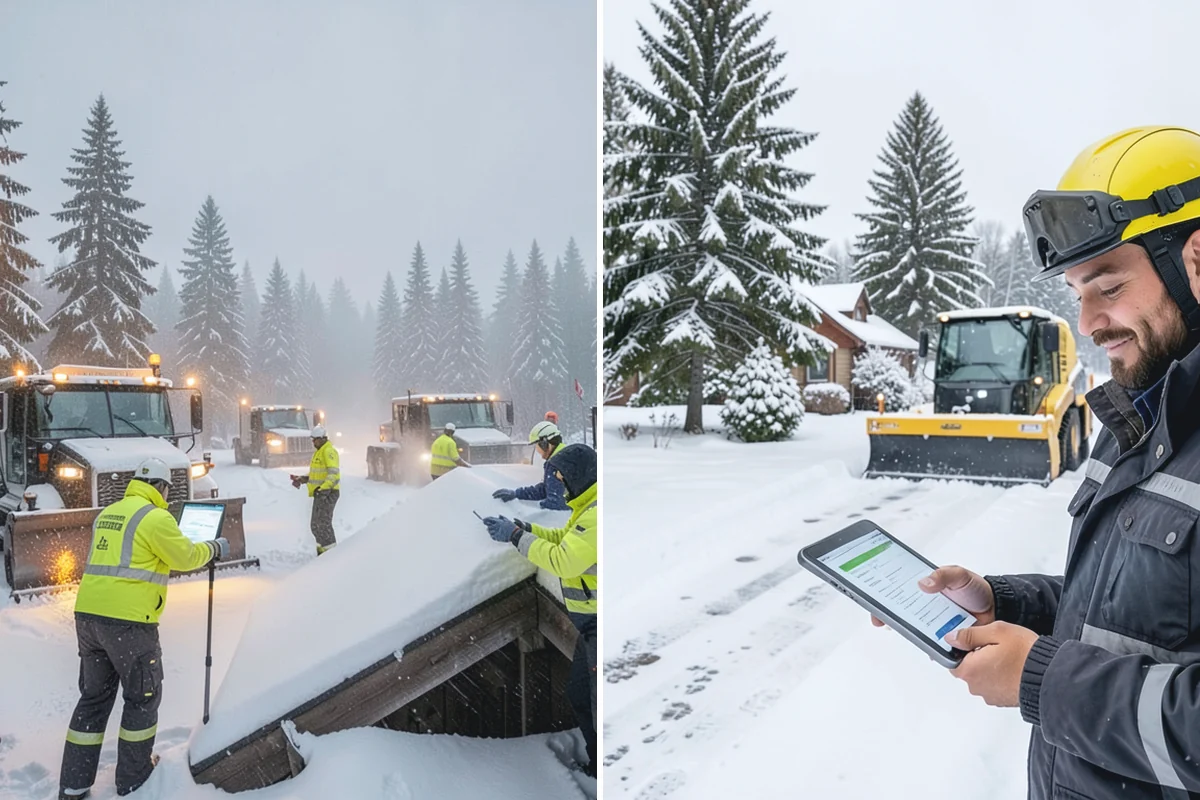 Fitness Center Sidewalk Clearing in Buckley, Pierce County, WA - Clear the entrance and approach before the earliest opening