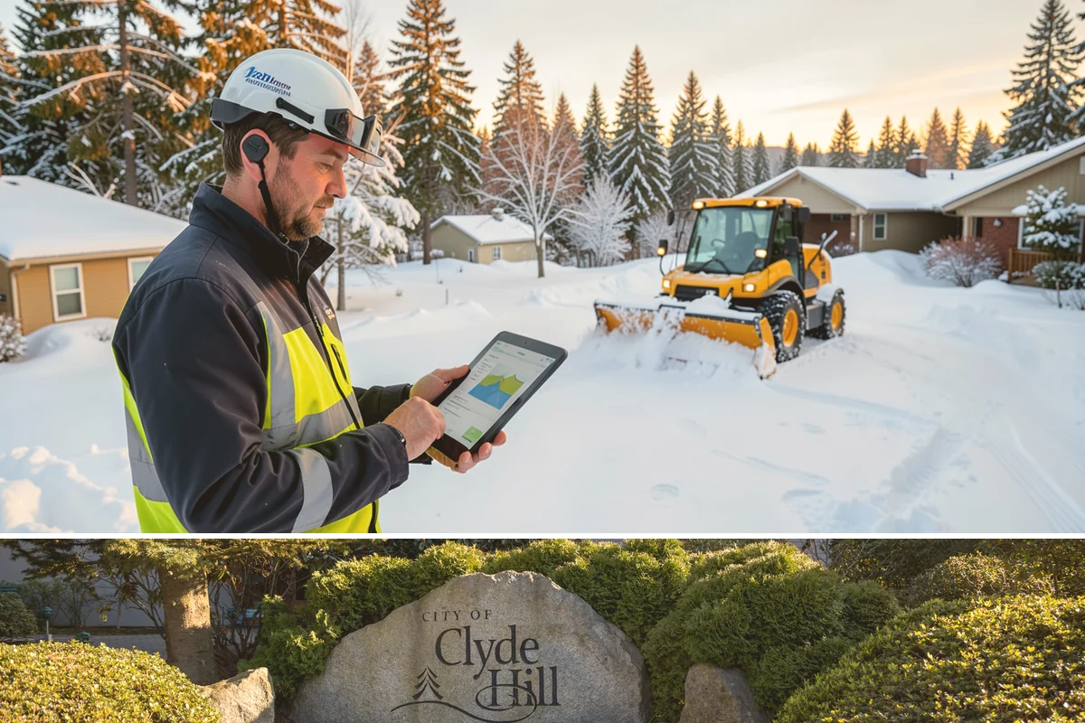 Fitness Center Sidewalk Clearing in Clyde Hill, King County, WA - Fitness center demand peaks from December through February, when pre-dawn arrivals meet the coldest, most glazed walks of the day.