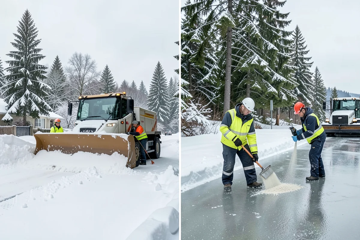 Fitness Center Sidewalk Clearing in DuPont, Pierce County, WA - Clear the entrance and approach before the earliest opening