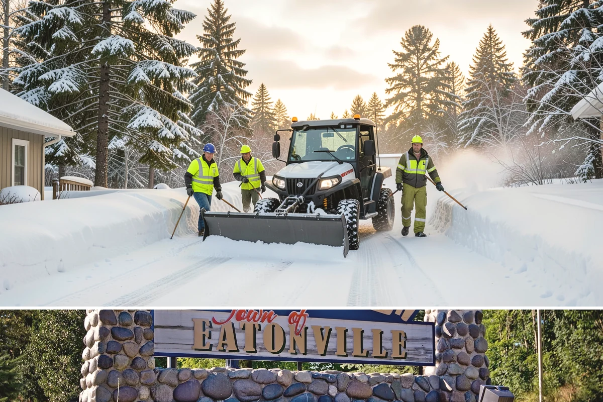 Fitness Center Sidewalk Clearing in Eatonville, Pierce County, WA - Fitness center demand peaks from December through February, when pre-dawn arrivals meet the coldest, most glazed walks of the day.