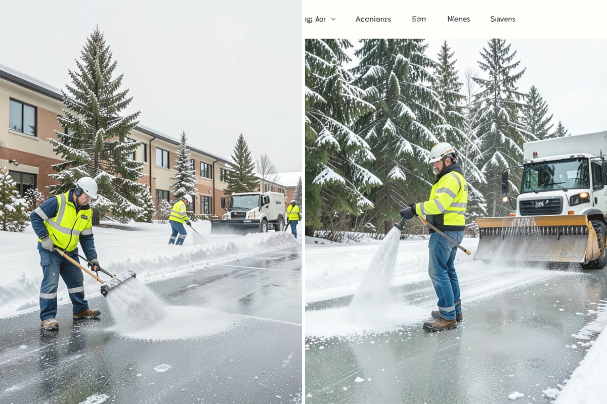 Fitness Center Sidewalk Clearing in Edgewood, Pierce County, WA - Clear the entrance and approach before the earliest opening