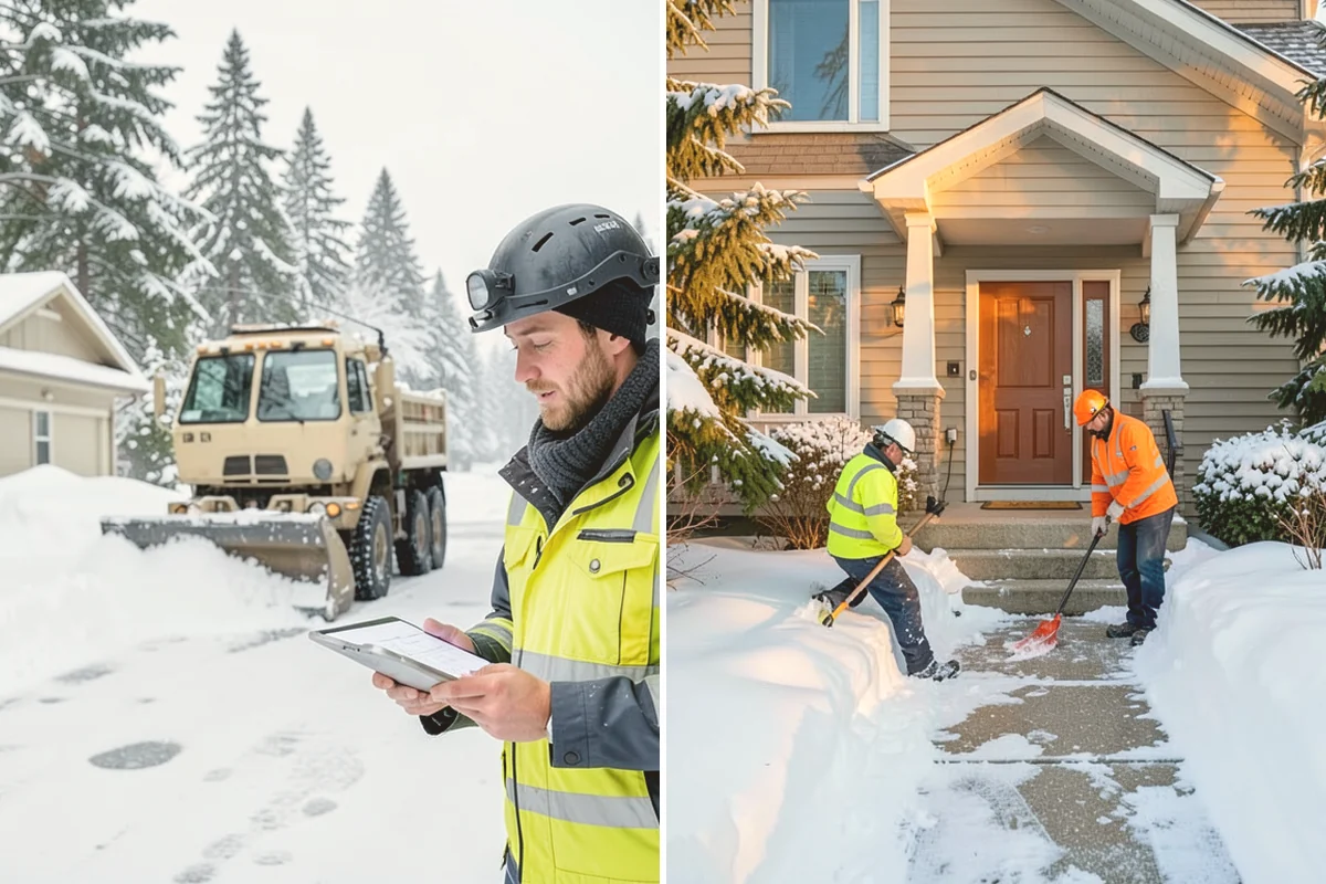 Fitness Center Sidewalk Clearing in Kirkland, King County, WA - Clear the entrance and approach before the earliest opening