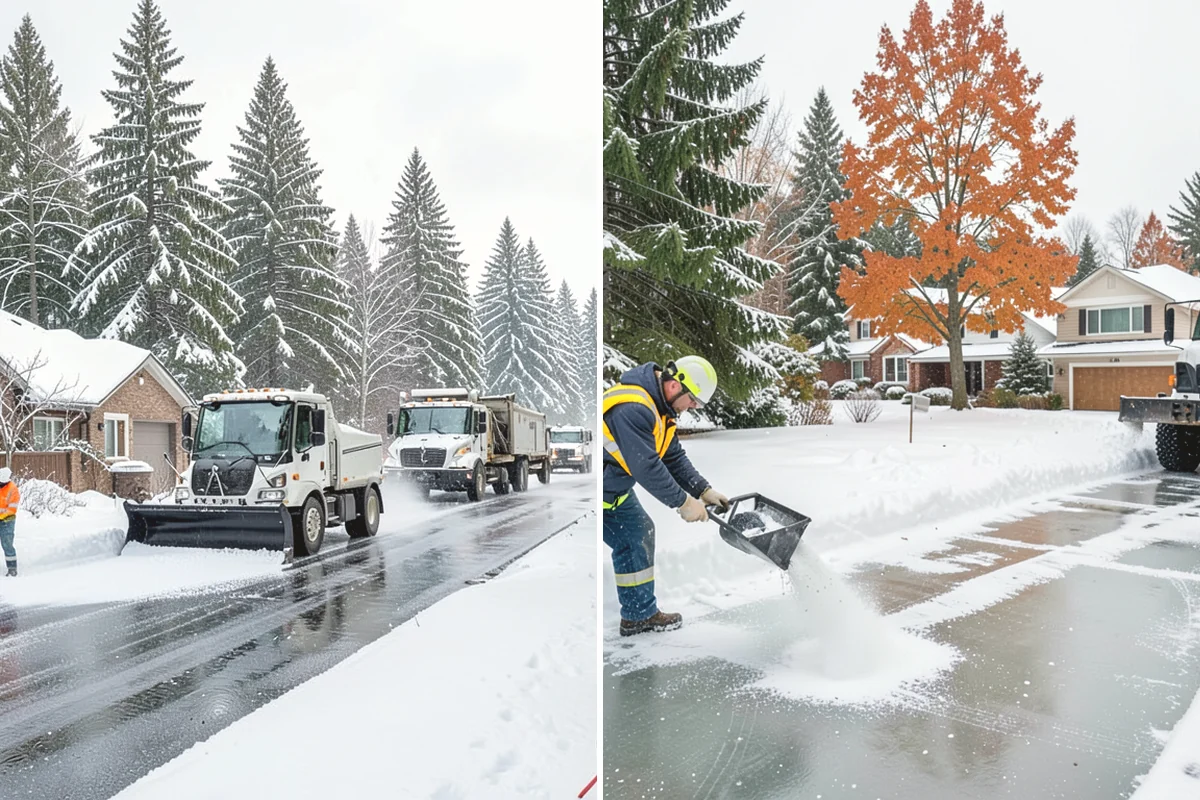 Fitness Center Sidewalk Clearing in La Conner, Skagit County, WA - Clear the entrance and approach before the earliest opening