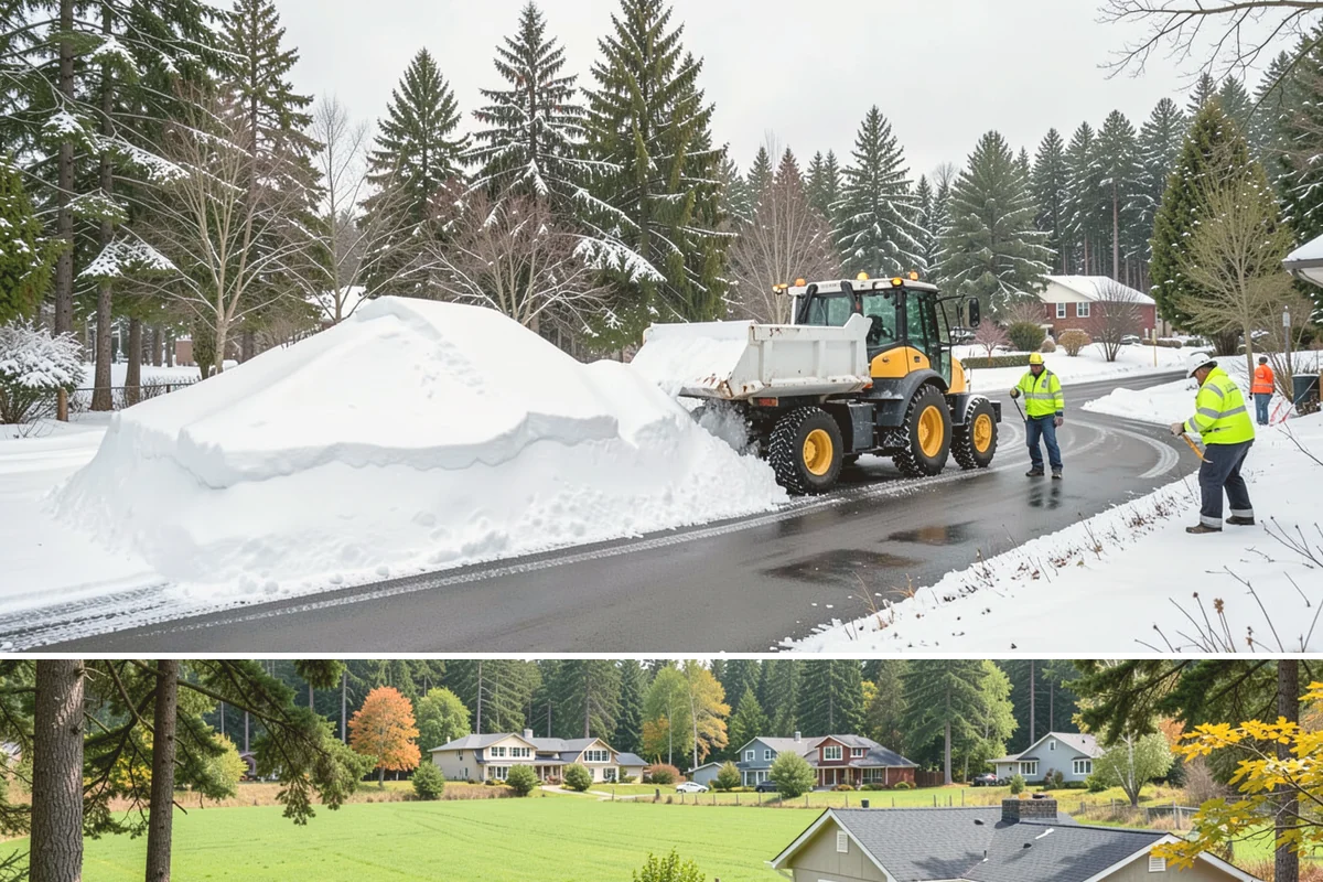 Fitness Center Sidewalk Clearing in Lyman, Skagit County, WA - Fitness center demand peaks from December through February, when pre-dawn arrivals meet the coldest, most glazed walks of the day.
