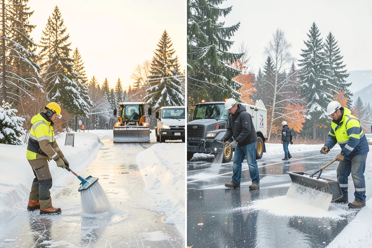 Fitness Center Sidewalk Clearing in Lynnwood, Snohomish County, WA - Clear the entrance and approach before the earliest opening