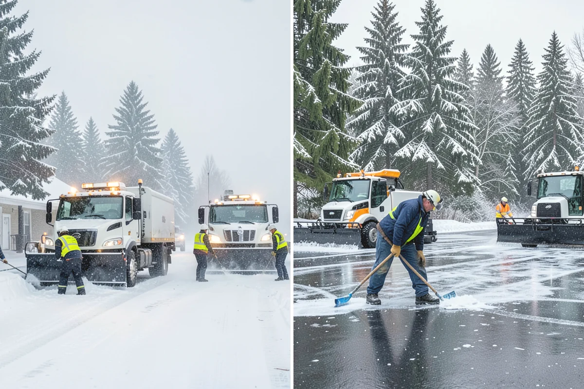 Fitness Center Sidewalk Clearing in Mukilteo, Snohomish County, WA - Clear the entrance and approach before the earliest opening