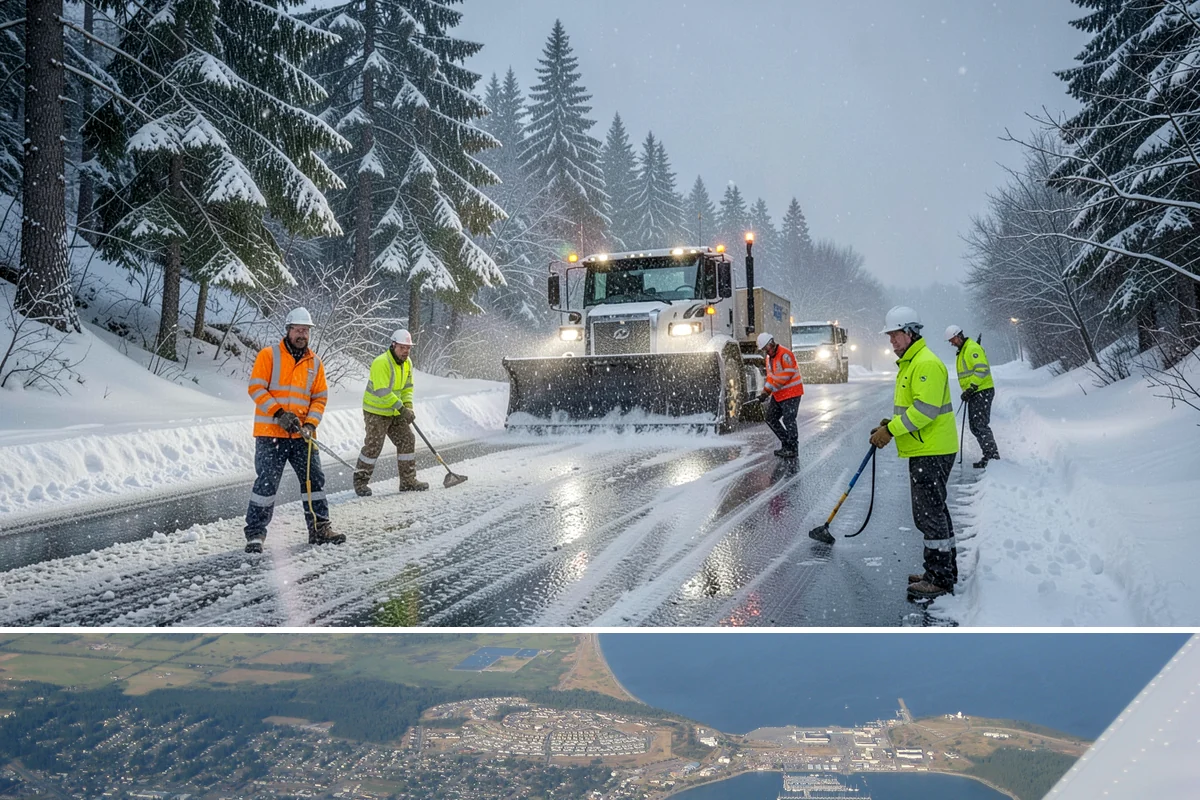 Fitness Center Sidewalk Clearing in Oak Harbor, Island County, WA - Fitness center demand peaks from December through February, when pre-dawn arrivals meet the coldest, most glazed walks of the day.