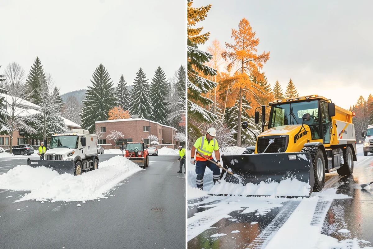 Fitness Center Sidewalk Clearing in Orting, Pierce County, WA - Clear the entrance and approach before the earliest opening