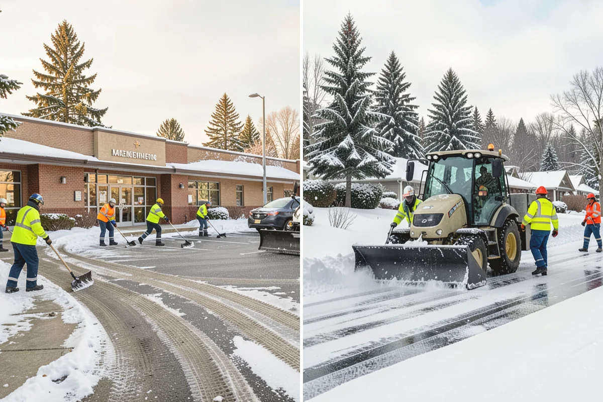 Fitness Center Sidewalk Clearing in Ruston, Pierce County, WA - Clear the entrance and approach before the earliest opening