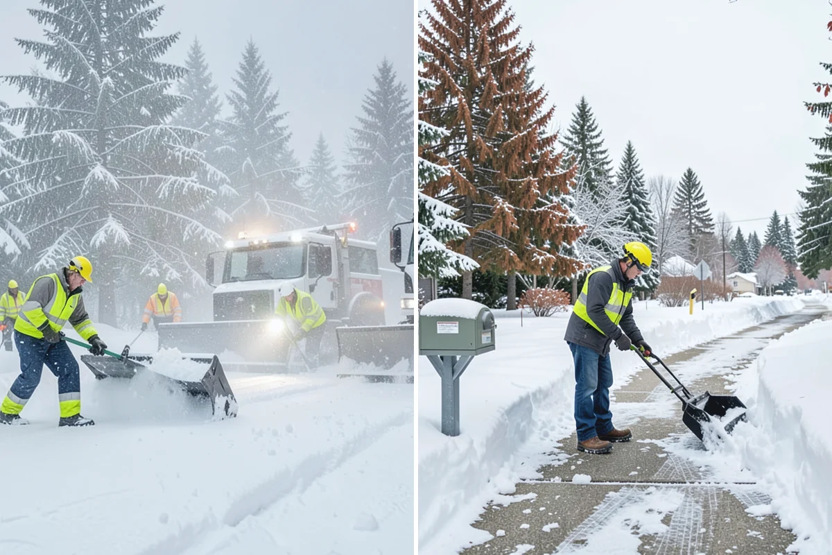 Fitness Center Sidewalk Clearing in Skykomish, King County, WA - Clear the entrance and approach before the earliest opening