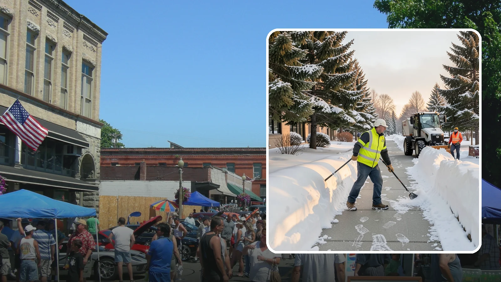 Fitness Center Sidewalk Clearing in Snohomish, Snohomish County, WA - Early-hours entrance sidewalk clearing for Western Washington fitness centers, keeping the walk safe for members arriving before...