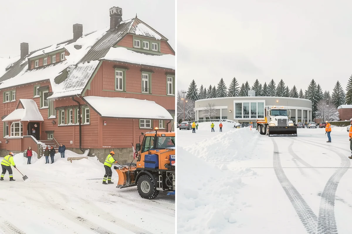 Fitness Center Sidewalk Clearing in Snohomish, Snohomish County, WA - Clear the entrance and approach before the earliest opening