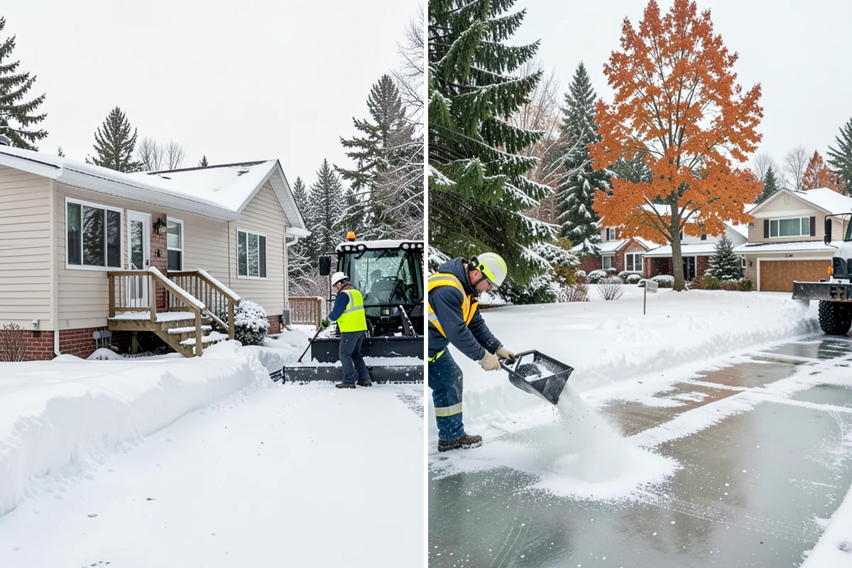 Fitness Center Sidewalk Clearing in Snoqualmie, King County, WA - Clear the entrance and approach before the earliest opening
