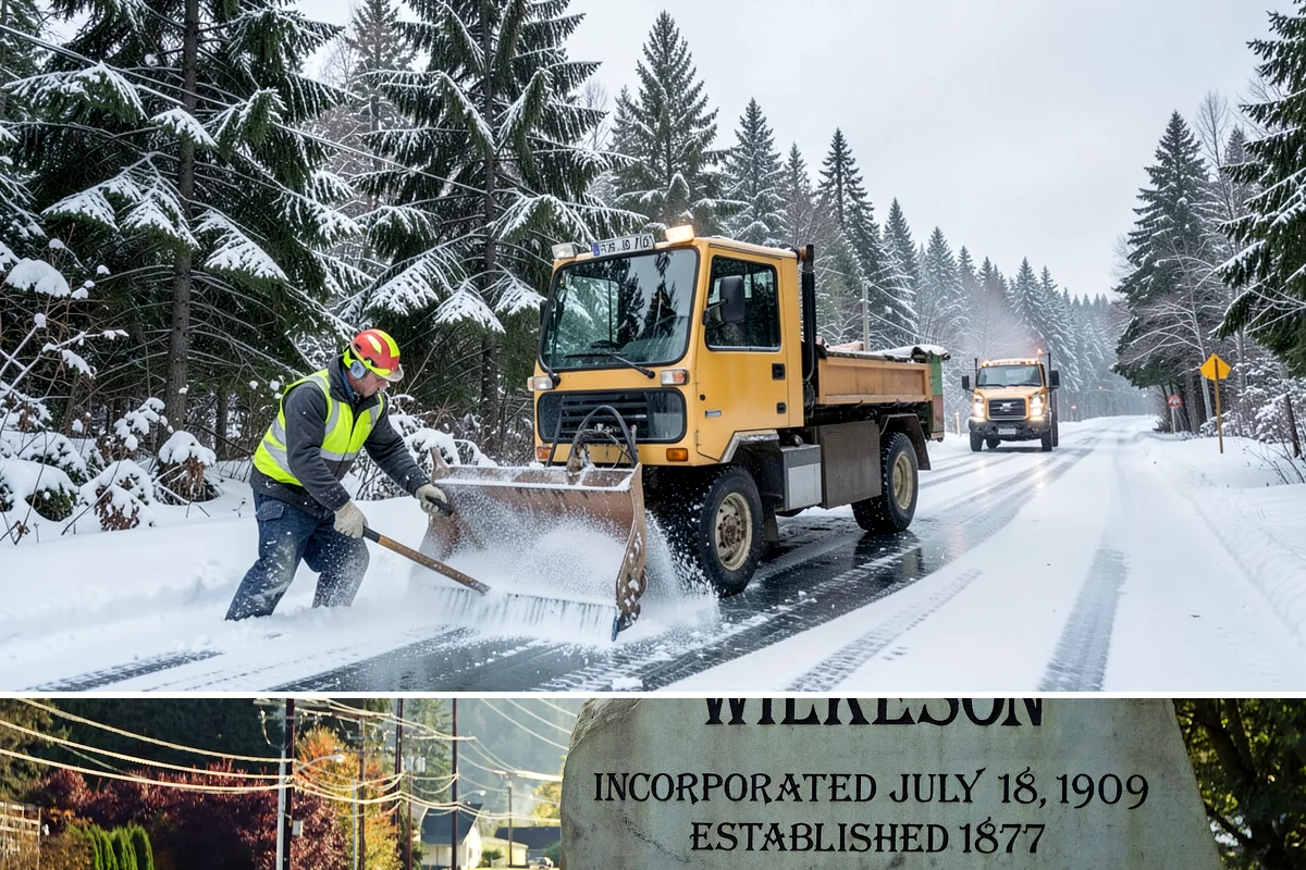 Fitness Center Sidewalk Clearing in Wilkeson, Pierce County, WA - Fitness center demand peaks from December through February, when pre-dawn arrivals meet the coldest, most glazed walks of the day.
