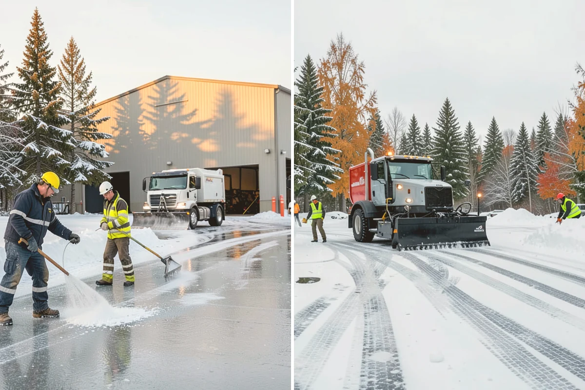 Fitness Center Snow Plowing in Algona, King County, WA - Confirm early and late operating hours with management