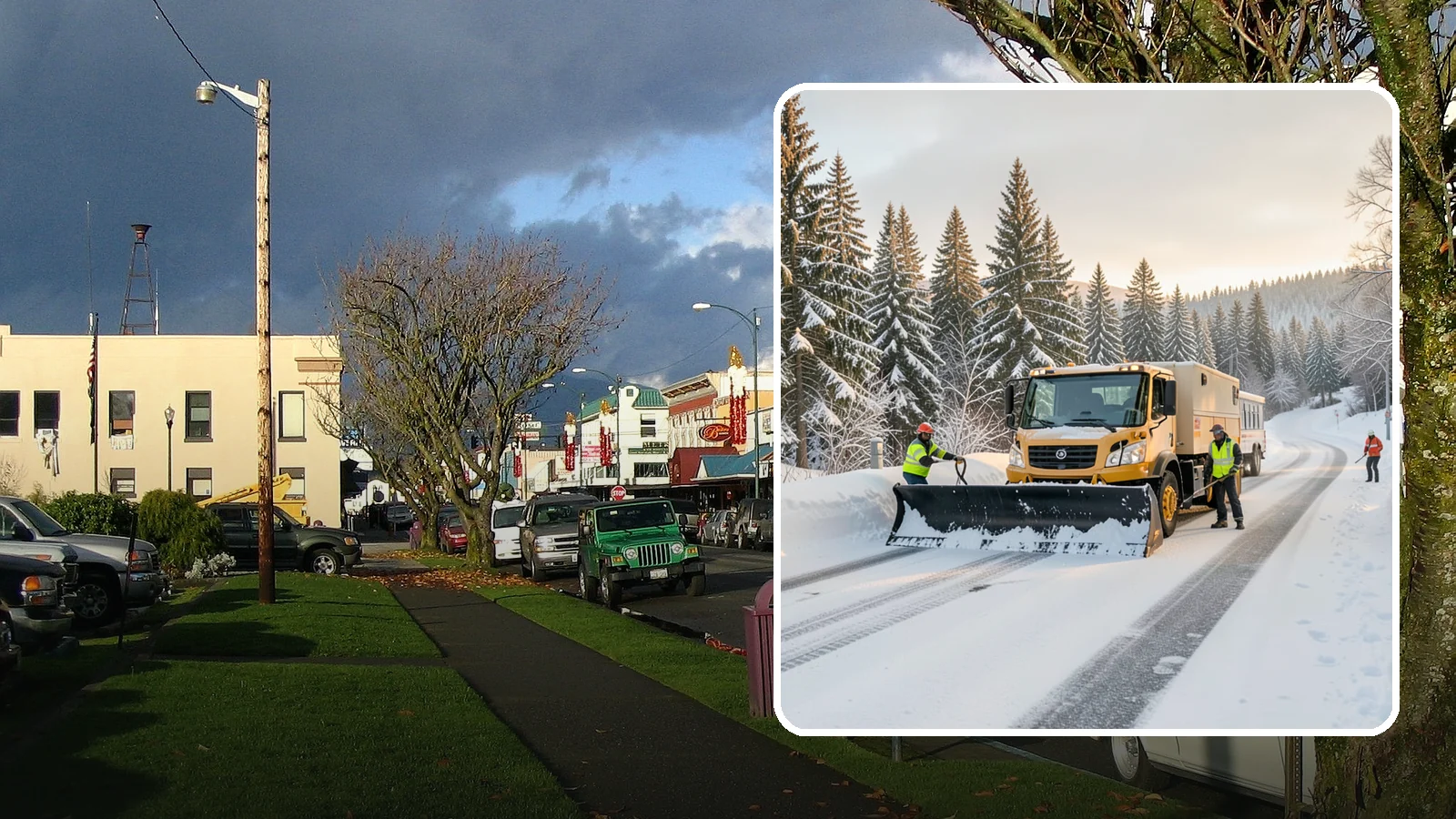 Fitness Center Snow Plowing in Arlington, Snohomish County, WA - We plow fitness center lots and entrances for early-morning and late-night hours so members work out safely on any day.