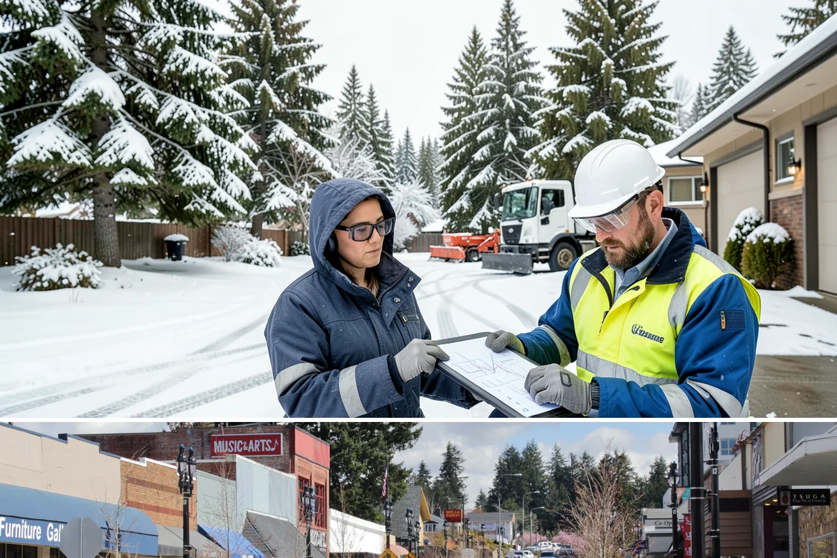 Fitness Center Snow Plowing in Bothell, King County, WA - Arrange service before winter so members keep their routine through any storm.