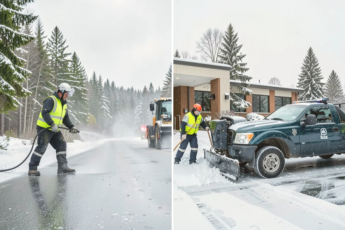 Fitness Center Snow Plowing in Brier, Snohomish County, WA - Confirm early and late operating hours with management