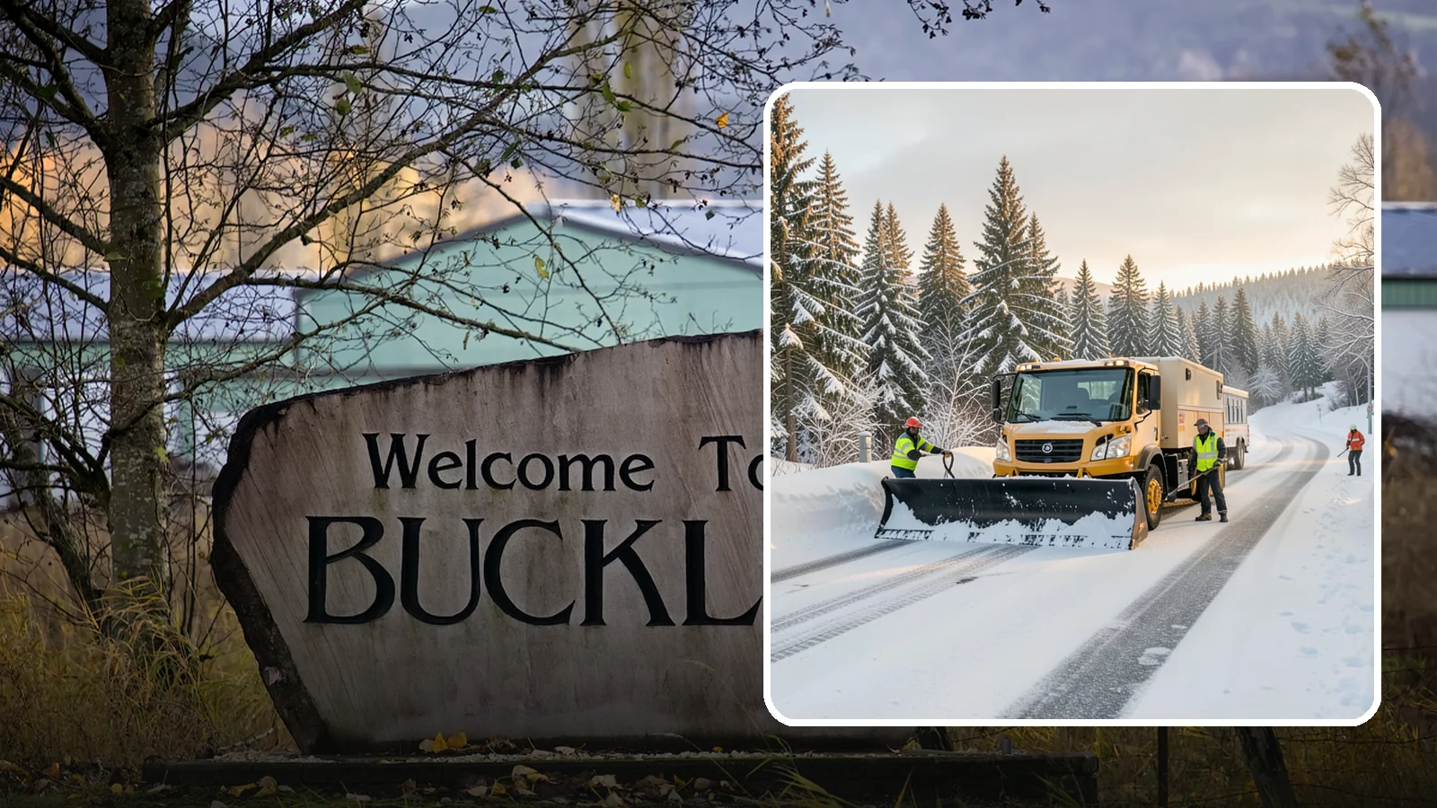 Fitness Center Snow Plowing in Buckley, Pierce County, WA - We plow fitness center lots and entrances for early-morning and late-night hours so members work out safely on any day.