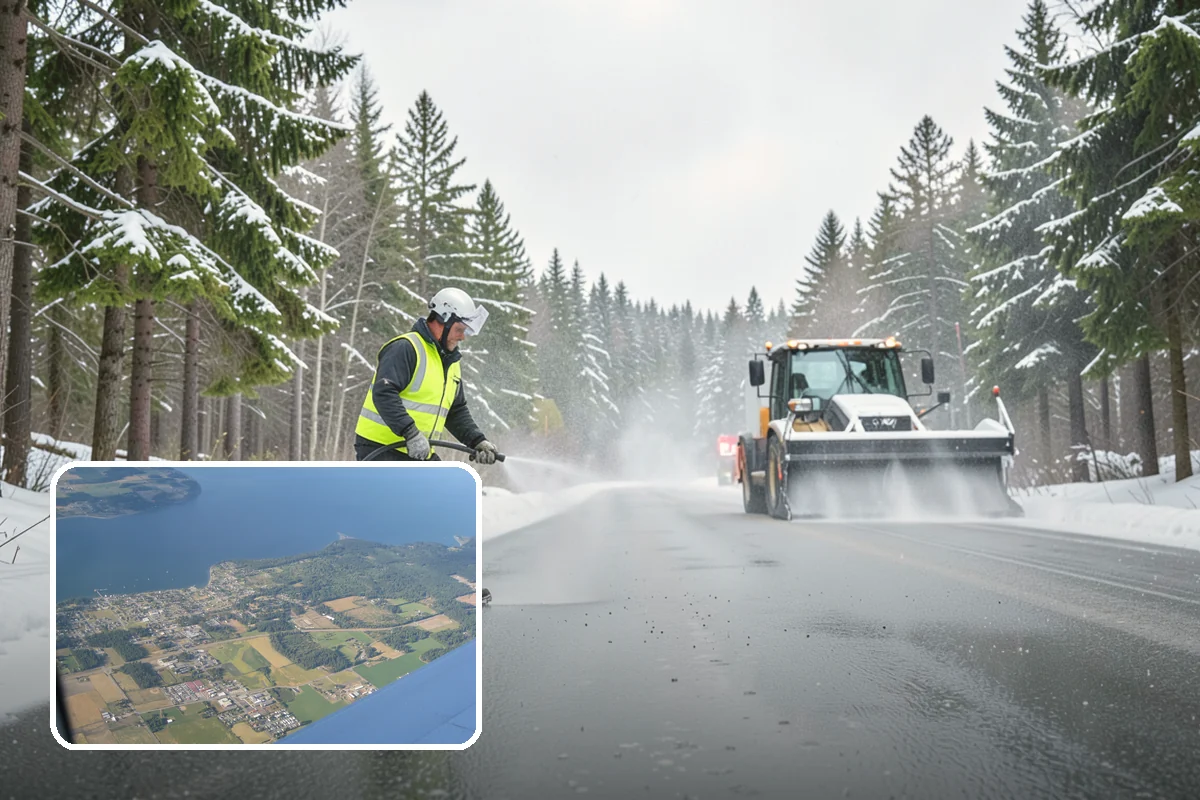 Fitness Center Snow Plowing in Coupeville, Island County, WA - Member lot cleared for early-morning and late-night hours