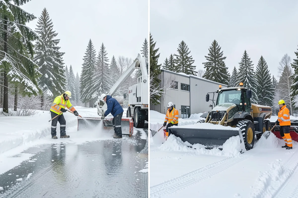 Fitness Center Snow Plowing in Coupeville, Island County, WA - Confirm early and late operating hours with management