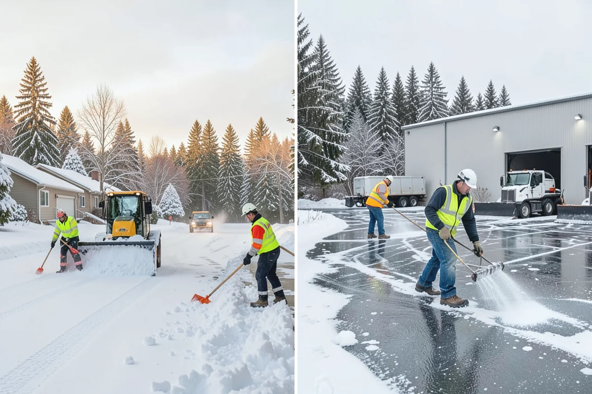 Fitness Center Snow Plowing in Des Moines, King County, WA - Confirm early and late operating hours with management