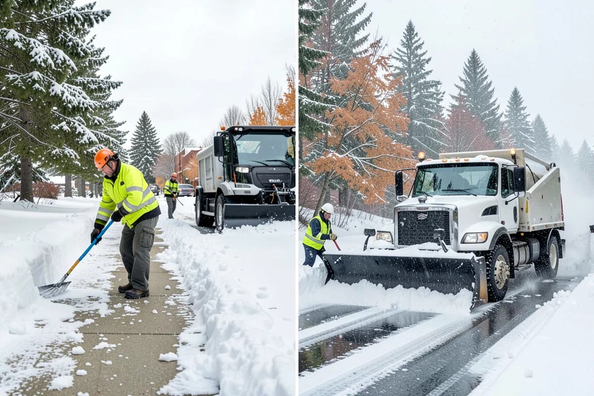 Fitness Center Snow Plowing in Everett, Snohomish County, WA - Confirm early and late operating hours with management