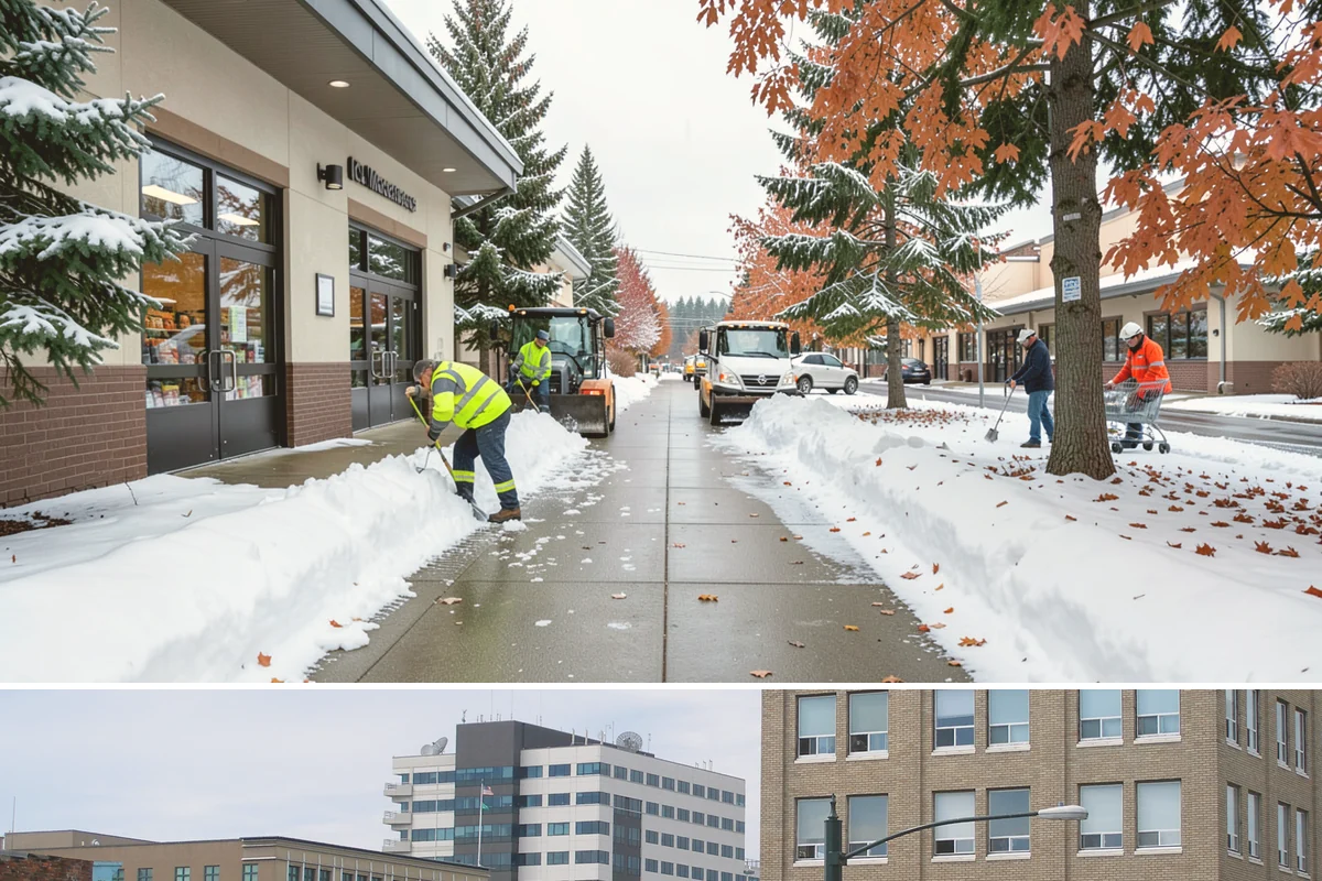 Fitness Center Snow Plowing in Everett, Snohomish County, WA - Arrange service before winter so members keep their routine through any storm.