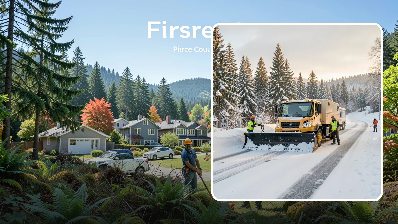 Fitness Center Snow Plowing in Fircrest, Pierce County, WA - We plow fitness center lots and entrances for early-morning and late-night hours so members work out safely on any day.