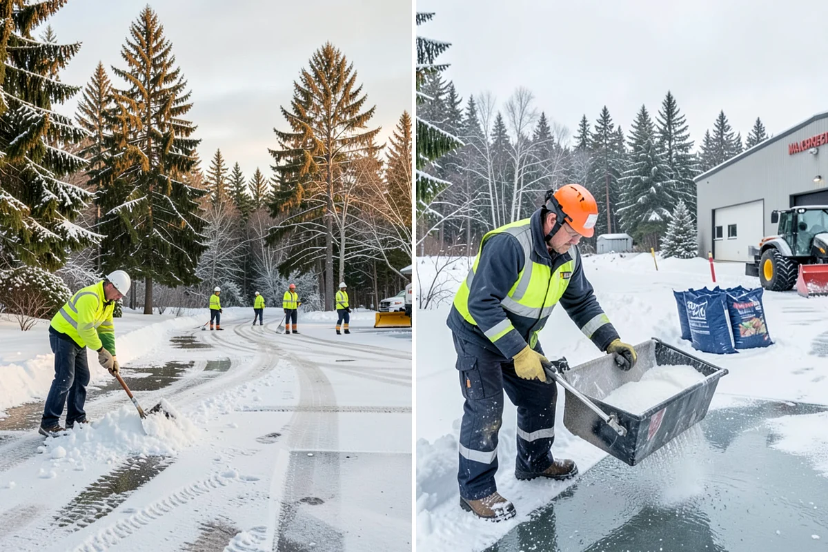 Fitness Center Snow Plowing in Gig Harbor, Pierce County, WA - Confirm early and late operating hours with management