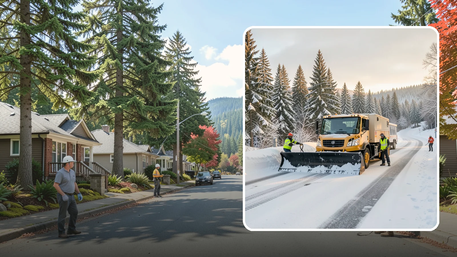 Fitness Center Snow Plowing in Hunts Point, King County, WA - We plow fitness center lots and entrances for early-morning and late-night hours so members work out safely on any day.