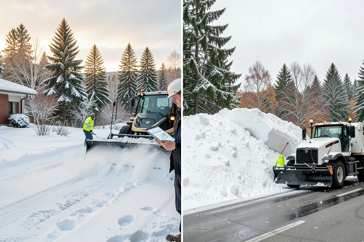 Fitness Center Snow Plowing in Hunts Point, King County, WA - Confirm early and late operating hours with management