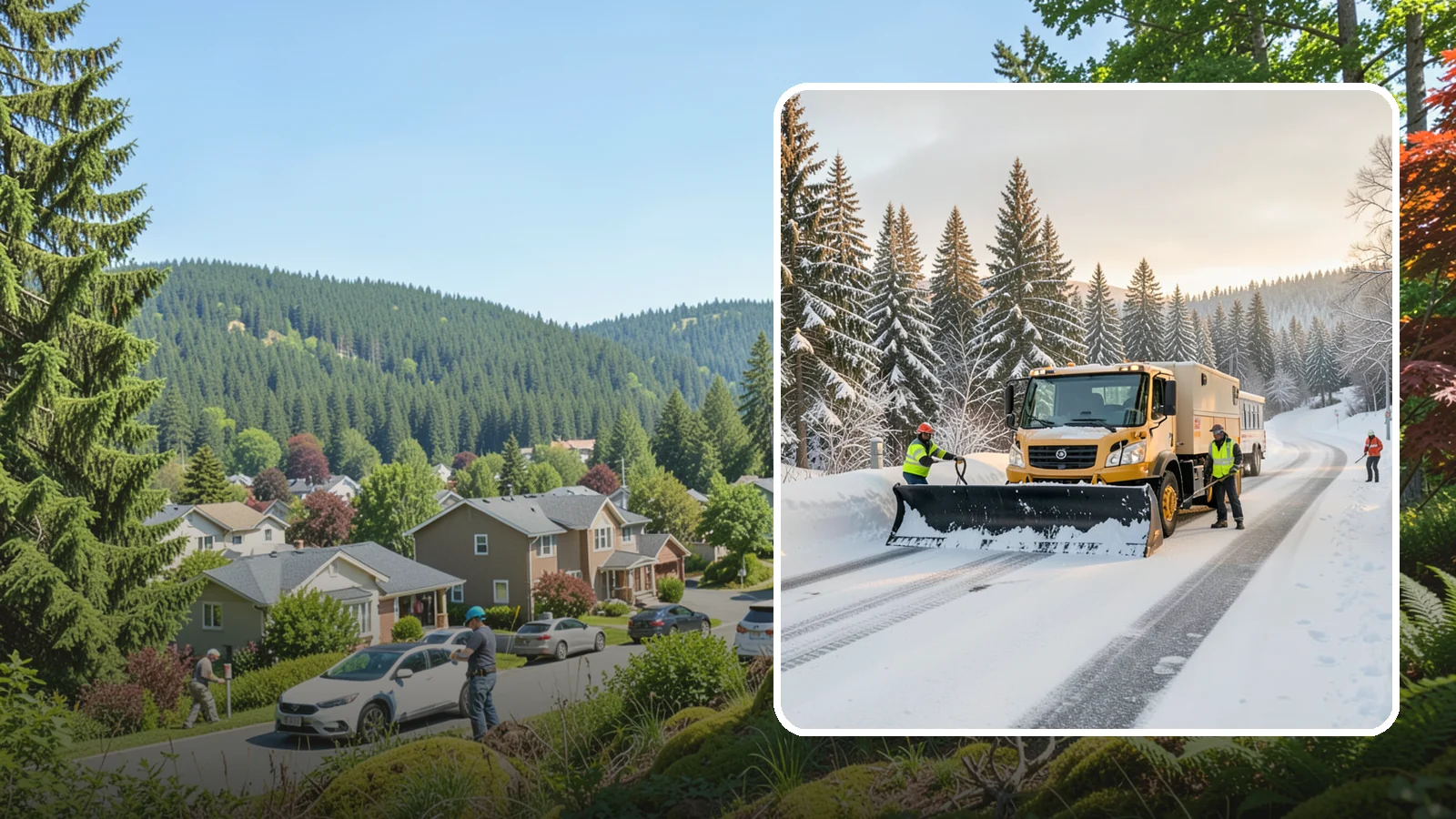 Fitness Center Snow Plowing in Index, Snohomish County, WA - We plow fitness center lots and entrances for early-morning and late-night hours so members work out safely on any day.