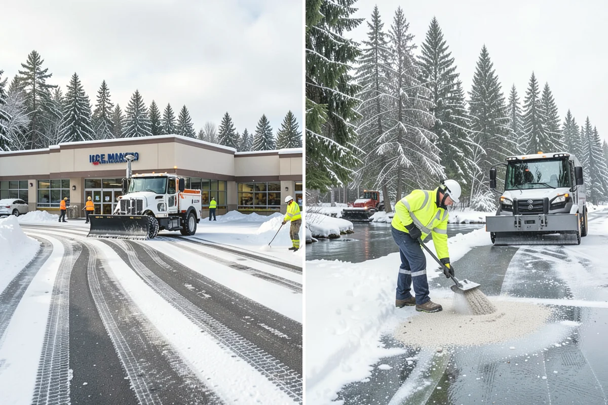 Fitness Center Snow Plowing in Issaquah, King County, WA - Confirm early and late operating hours with management