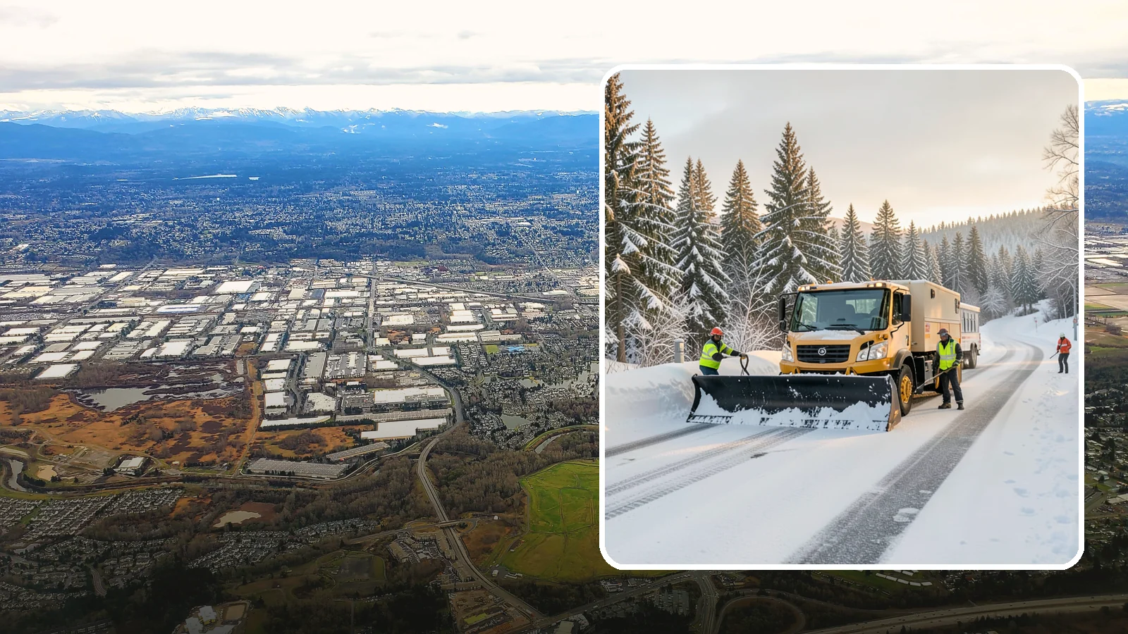 Fitness Center Snow Plowing in Kent, King County, WA - We plow fitness center lots and entrances for early-morning and late-night hours so members work out safely on any day.