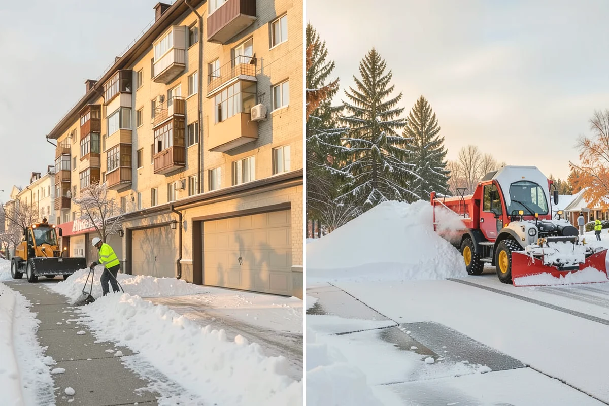 Fitness Center Snow Plowing in Lake Stevens, Snohomish County, WA - Confirm early and late operating hours with management