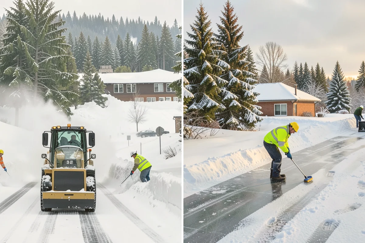 Fitness Center Snow Plowing in Langley, Island County, WA - Confirm early and late operating hours with management