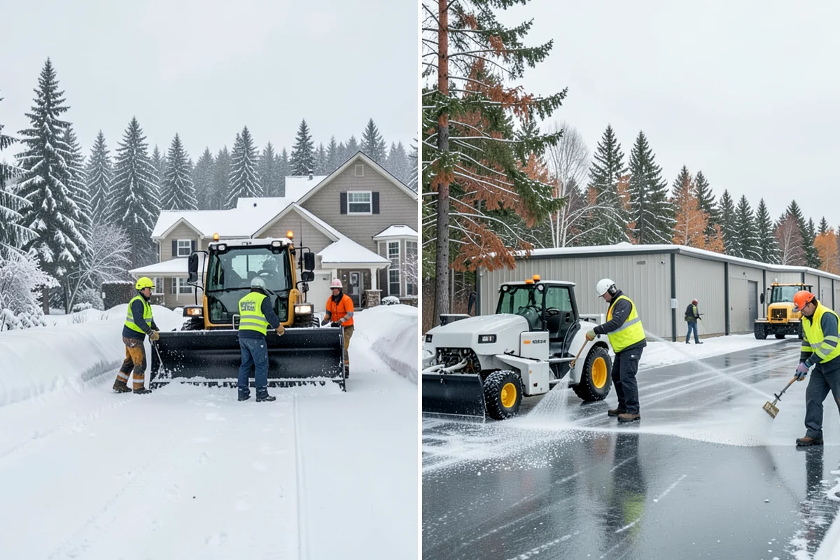 Fitness Center Snow Plowing in Maple Valley, King County, WA - Confirm early and late operating hours with management