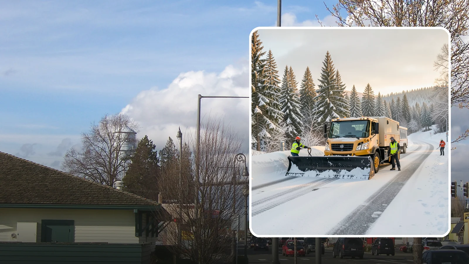Fitness Center Snow Plowing in Marysville, Snohomish County, WA - We plow fitness center lots and entrances for early-morning and late-night hours so members work out safely on any day.