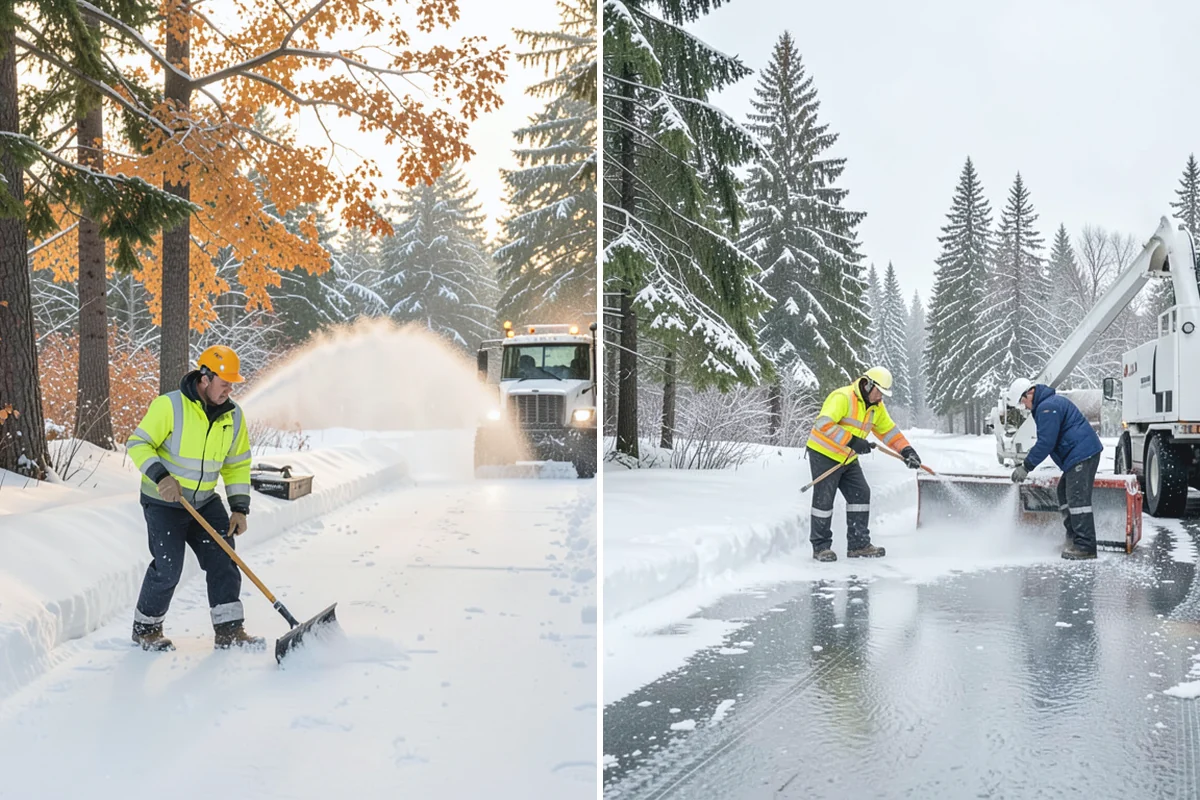 Fitness Center Snow Plowing in Marysville, Snohomish County, WA - Confirm early and late operating hours with management
