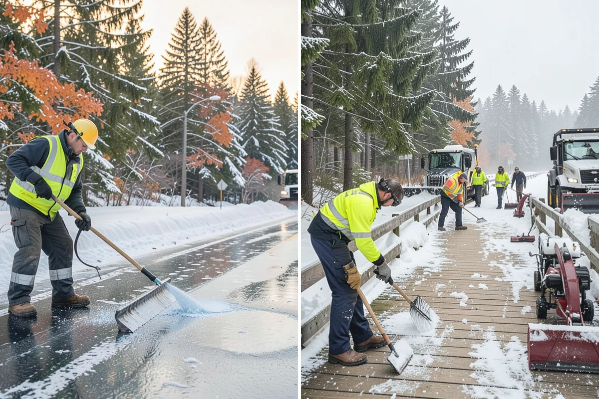 Fitness Center Snow Plowing in Medina, King County, WA - Confirm early and late operating hours with management