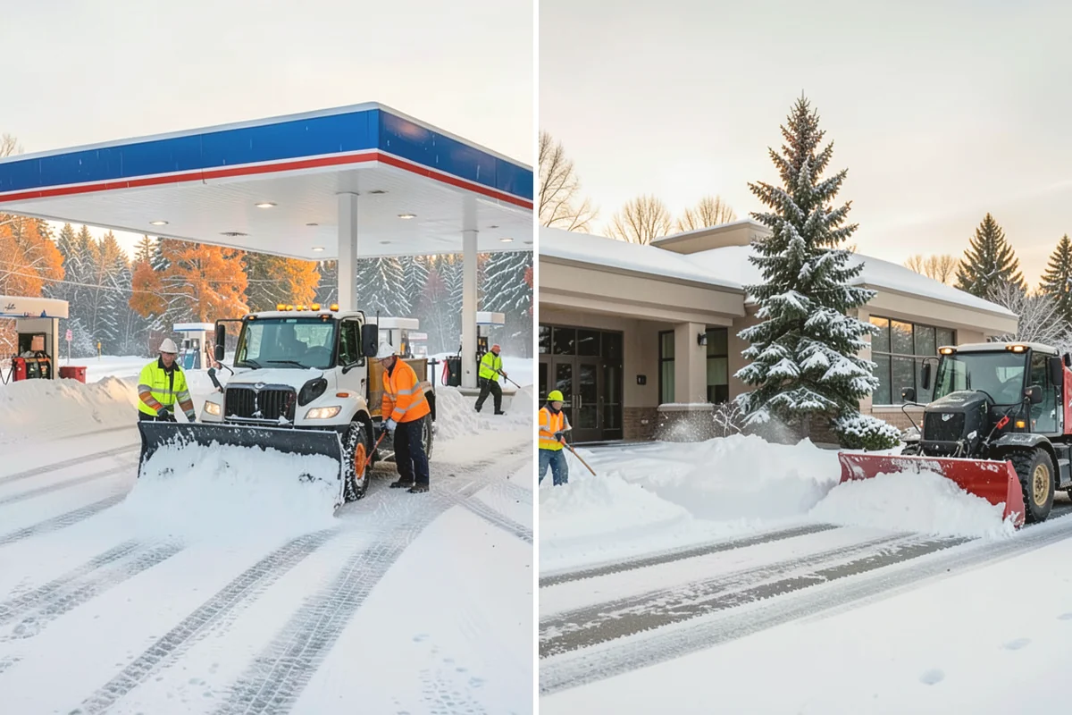 Fitness Center Snow Plowing in Monroe, Snohomish County, WA - Confirm early and late operating hours with management