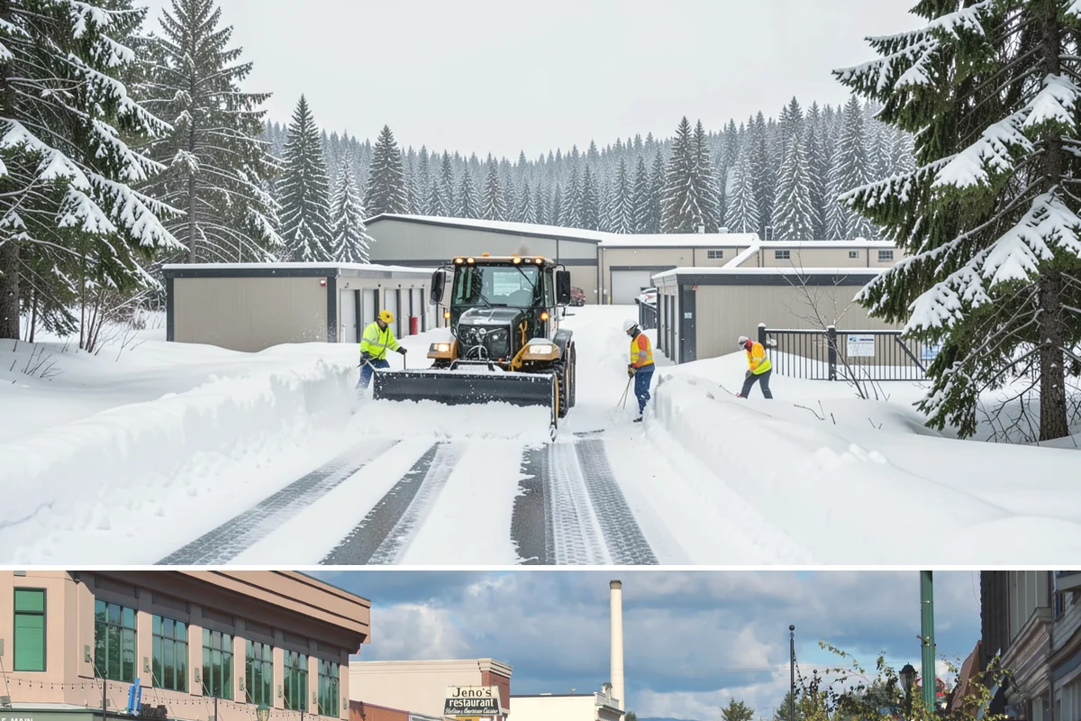 Fitness Center Snow Plowing in Monroe, Snohomish County, WA - Arrange service before winter so members keep their routine through any storm.