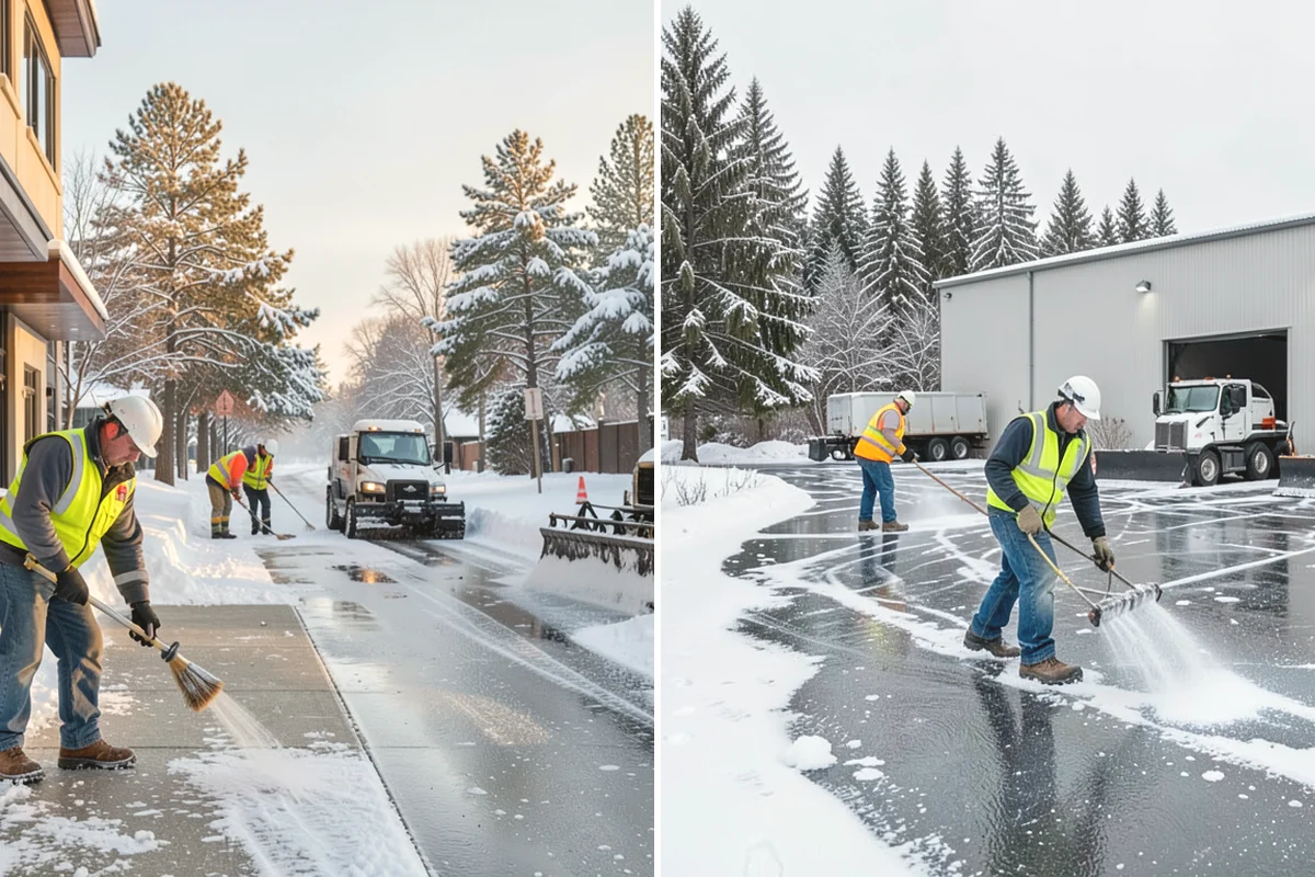 Fitness Center Snow Plowing in Mukilteo, Snohomish County, WA - Confirm early and late operating hours with management