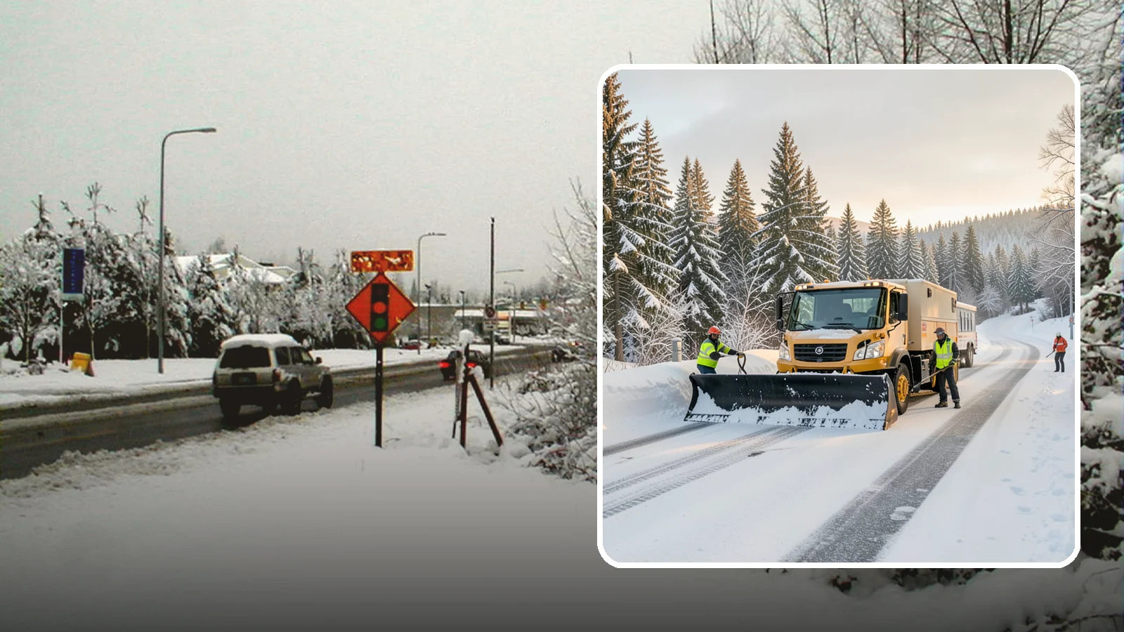 Fitness Center Snow Plowing in Newcastle, King County, WA - We plow fitness center lots and entrances for early-morning and late-night hours so members work out safely on any day.
