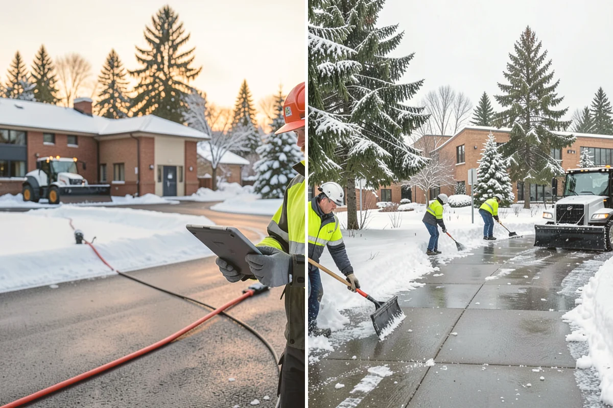 Fitness Center Snow Plowing in Newcastle, King County, WA - Confirm early and late operating hours with management