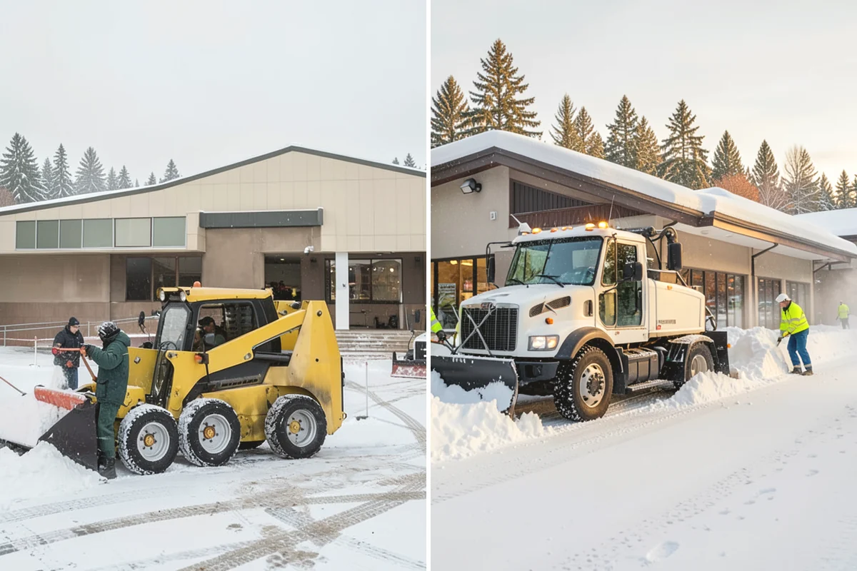 Fitness Center Snow Plowing in Oak Harbor, Island County, WA - Confirm early and late operating hours with management